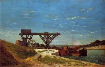 Paul Gauguin : Crane on the Banks of the Seine